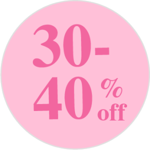 30-40% de réduction
