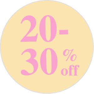 20-30% de réduction