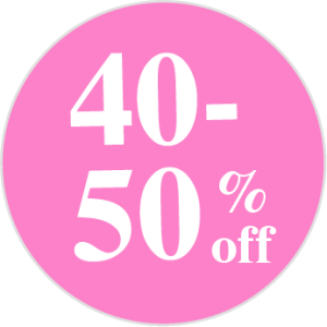 40-50% de réduction