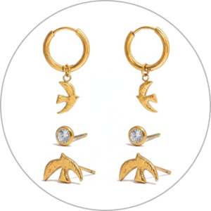 Ensemble de boucles d'oreilles