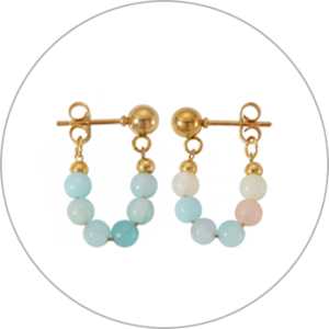 Boucles d'oreilles perles