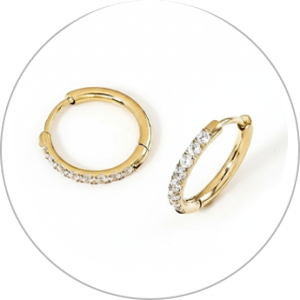 Boucles d'oreilles en anneau