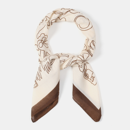 1 bandana en polyester à motif bâtonnet 2