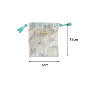 Pochette À Bijoux En Tissu Imprimé Léopard Et Cœur Rétro h5 Image6