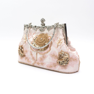 Pochettes De Soirée Pour Femmes En Tissu Brodé De Perles Et De Fleurs h5 Image2