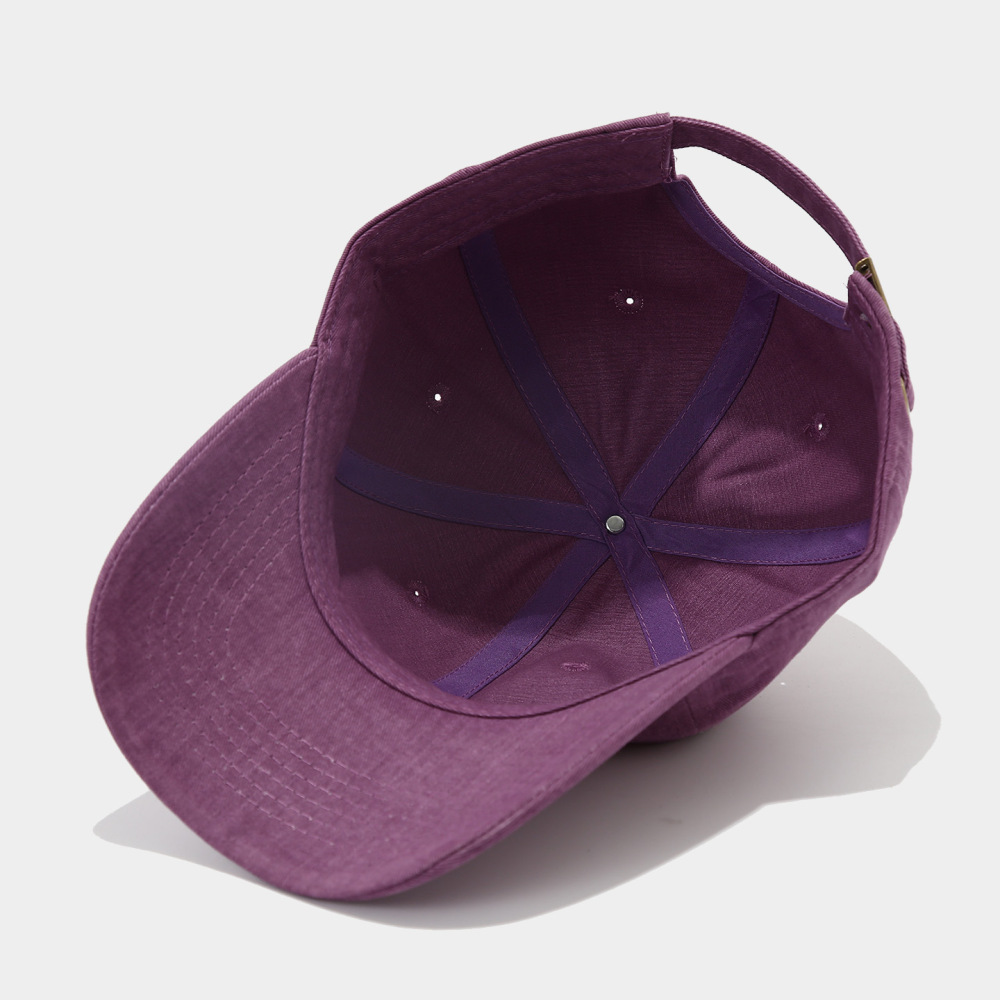 Casquette De Baseball Unisexe Classique En Tissu Uni h5Image5