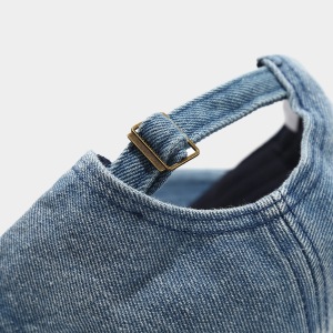 Casquette De Baseball Femme En Denim Brodé De Cerises Douces h5 Image6