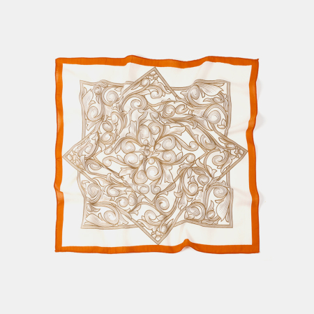 1 bandana en polyester à motif floral magnifique