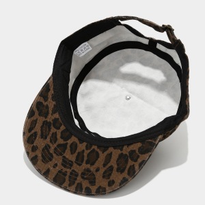 Casquette De Baseball Femme En Tissu Imprimé Léopard Décontracté h5 Image4