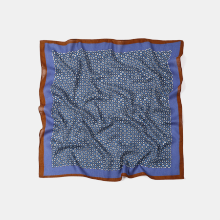 1 bandana vintage rond en polyester