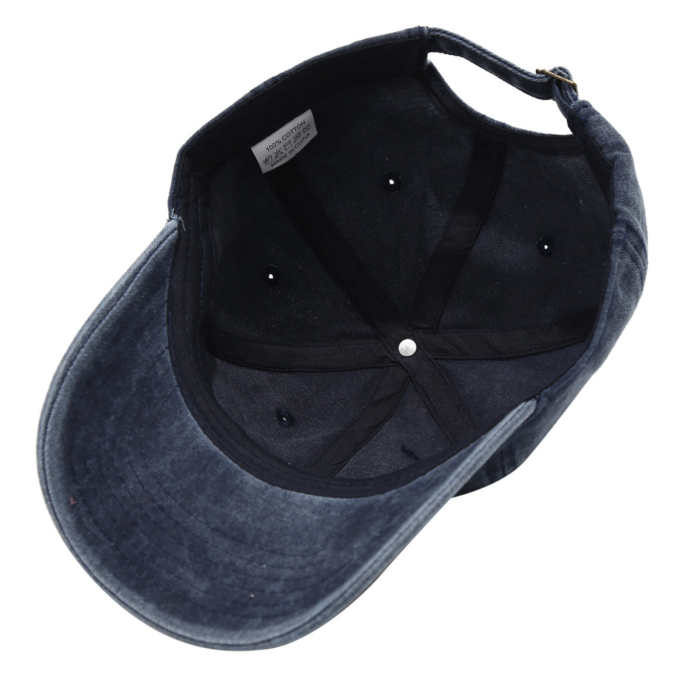 Casquette De Baseball Femme En Tissu Brodé De Cœurs Décontractés h5Image5