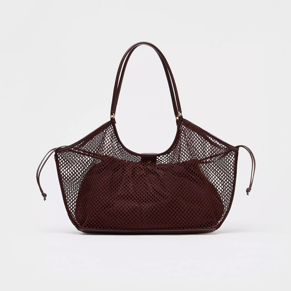 Sac Fourre-Tout Femme En Nylon Uni Style Vacances 