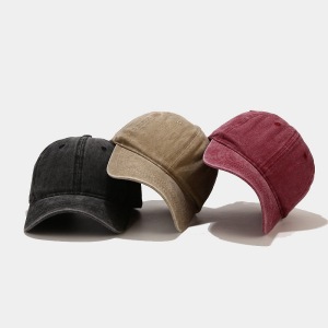 Casquette De Baseball Décontractée En Tissu Uni h5 Image3