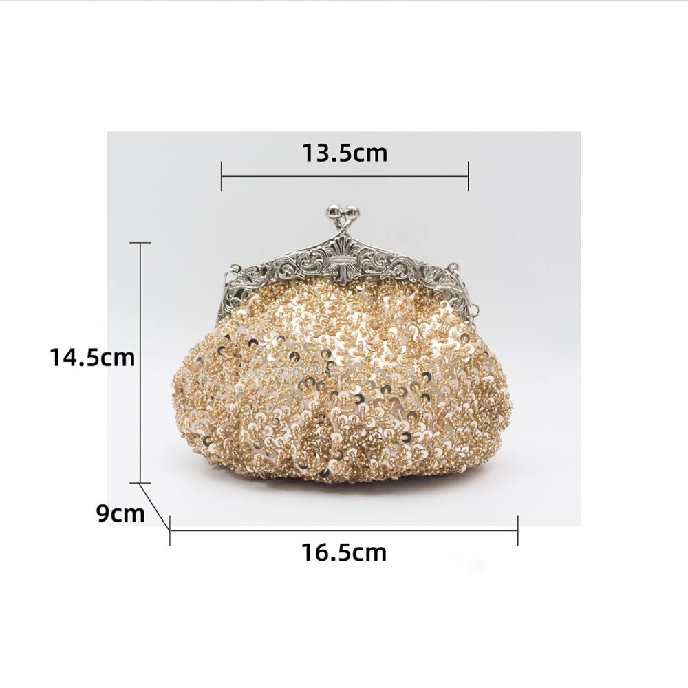 Pochettes À Sequins Style Sac De Soirée Pour Femmes Image5