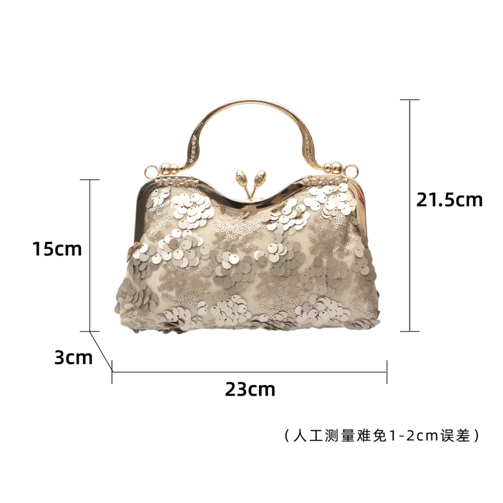Pochettes À Sequins Style Sac De Soirée Pour Femmes Image5