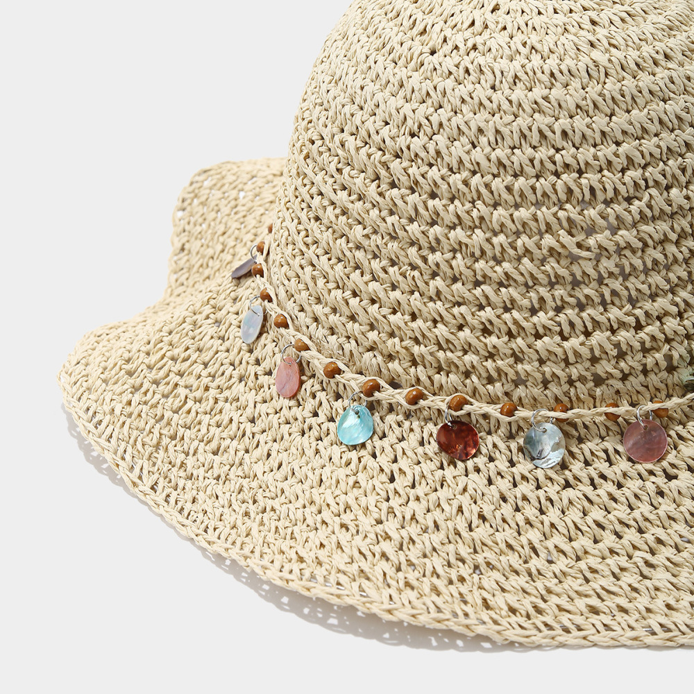 Chapeaux De Paille Unis Pour Femmes, Parfaits Pour Les Vacances h5Image4