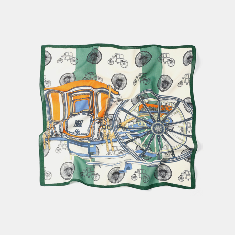 1 Bandana Classique En Polyester À Motif Calèche Image2