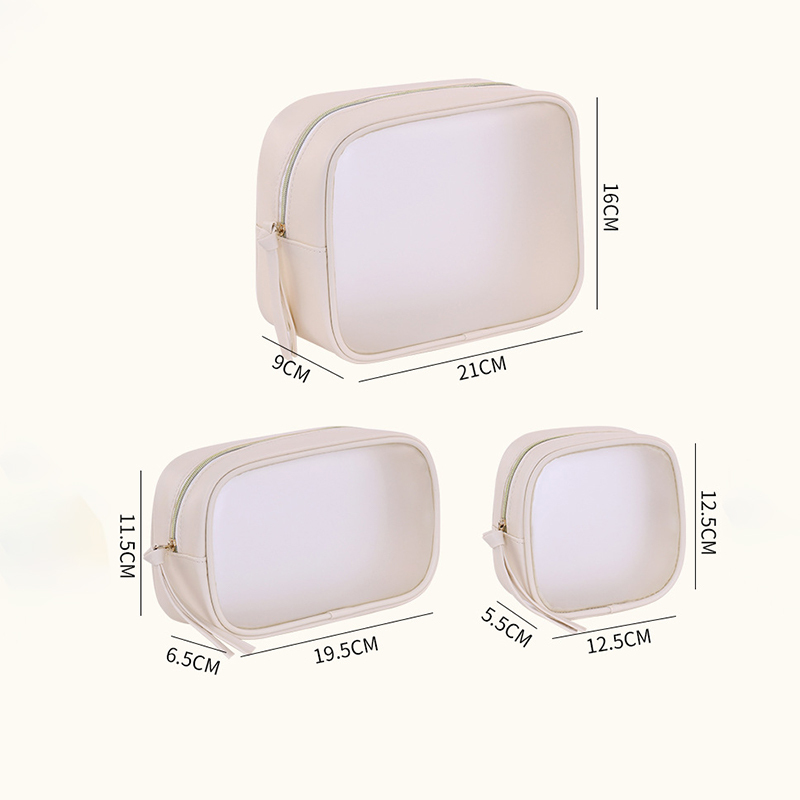Trousses À Maquillage Pour Femmes En Pvc Uni Et Simple h5Image5