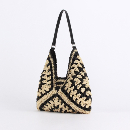 Sac fourre-tout en papier tissé style vacances pour femmes 2