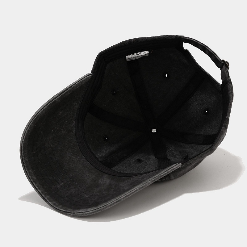 Casquette De Baseball Décontractée En Tissu Uni Image4