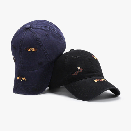 Casquette de baseball pour femme avec broderie chien mignon 2