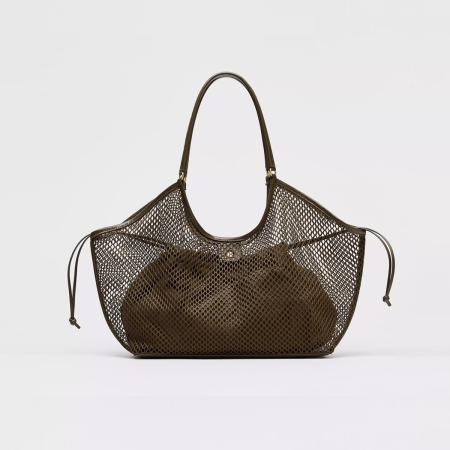 Sac fourre-tout femme en nylon uni style vacances