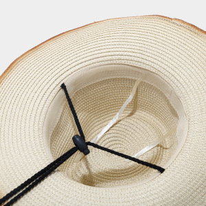 Chapeaux De Paille Pour Femmes, Couleurs Assorties, Motif Cristal De Vacances h5 Image6