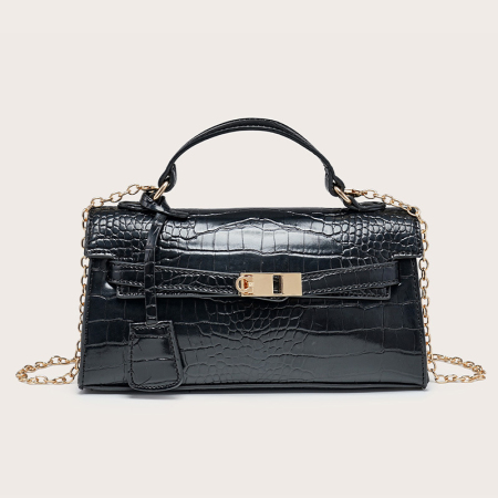 Sacs à main pour femmes en PU uni style Old Money