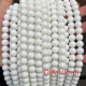 Perles de verre blanches en porcelaine Image4