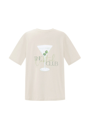 Coton Tricoté T-Shirt Femme Casual Lettres h5 Image3