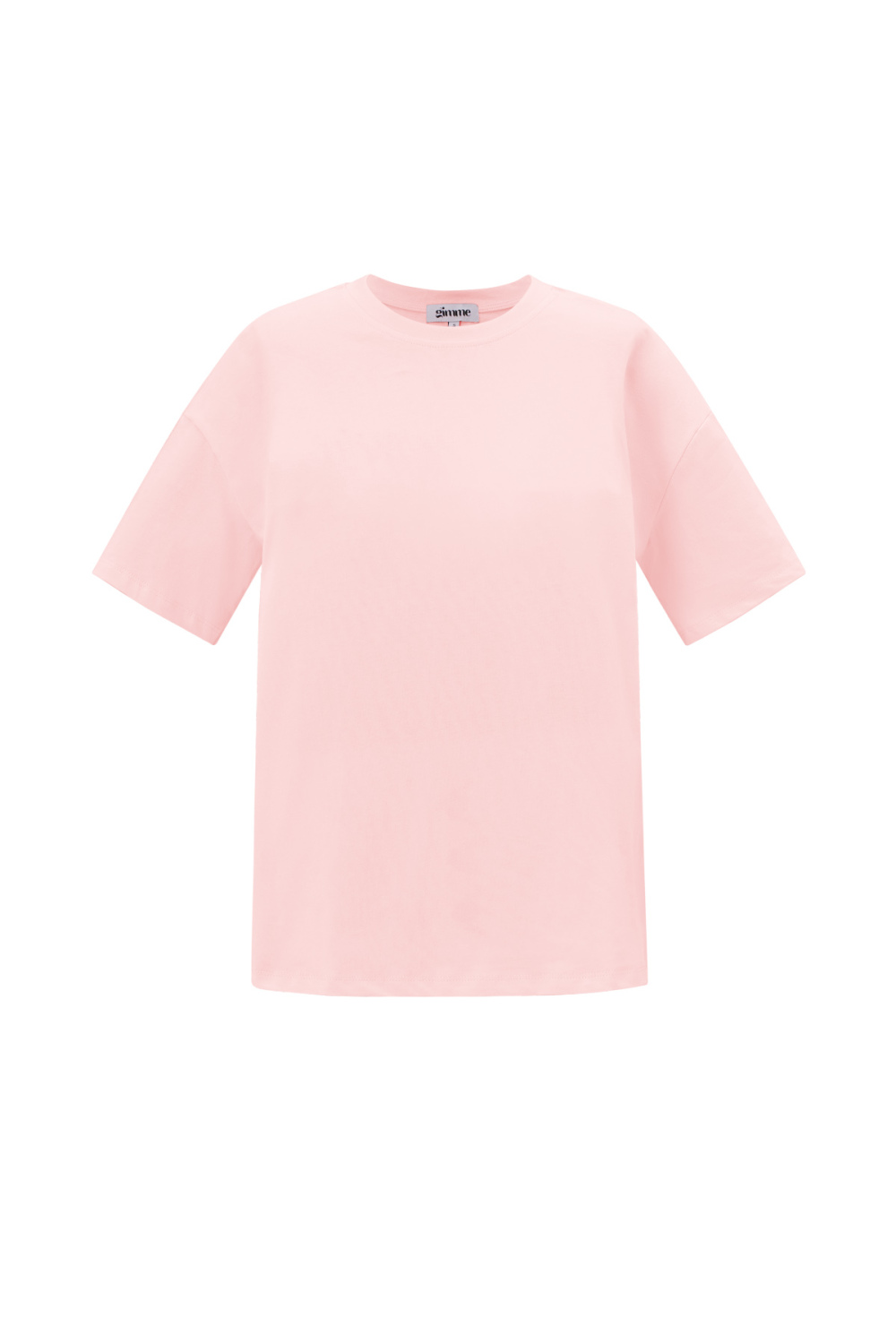 Cotton T-Shirt Femme Casual Letters Image14