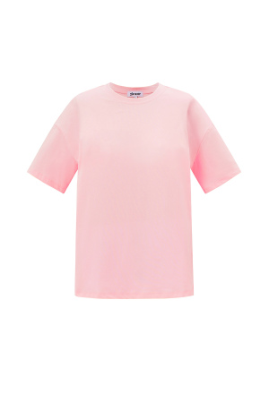 Coton Tricoté T-Shirt Femme Casual Couleur Unie h5
