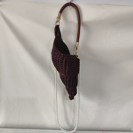Sacs à main pour femmes en fil coquillage tissé uni style vacances 2