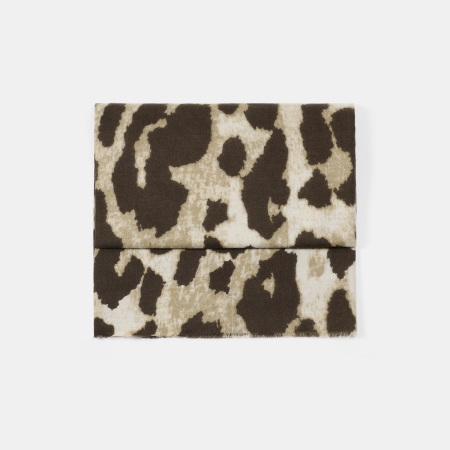 Écharpe D'Hiver Femme À Imprimé Léopard Rétro (1 Pièce) 2