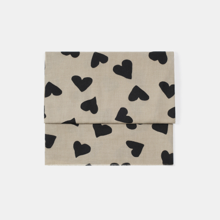 Écharpe d'hiver simple en polyester avec motif cœur (1 pièce) 2