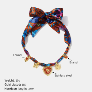 Colliers Avec Pendentif Cœur En Acier Inoxydable Étanche h5 