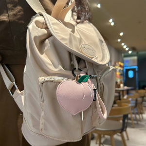 1 Pièce De Breloque De Sac En Cuir En Forme De Fruit Mignon h5