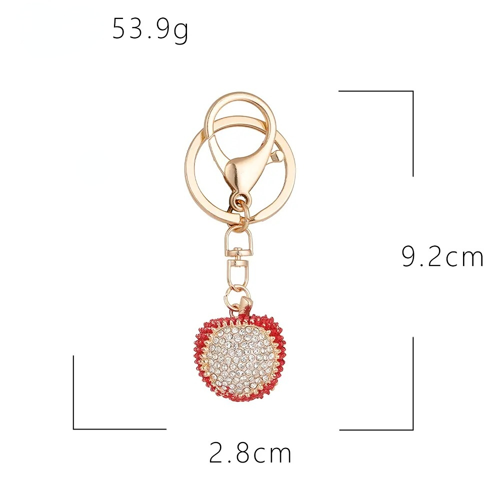 1 Porte-Clés En Alliage De Litchi h5Image2