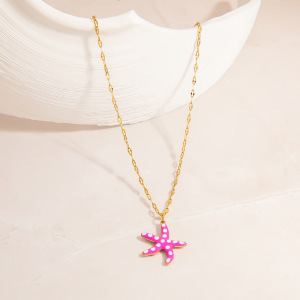 Colliers Avec Pendentif Poisson Couleur Or h5 Image6