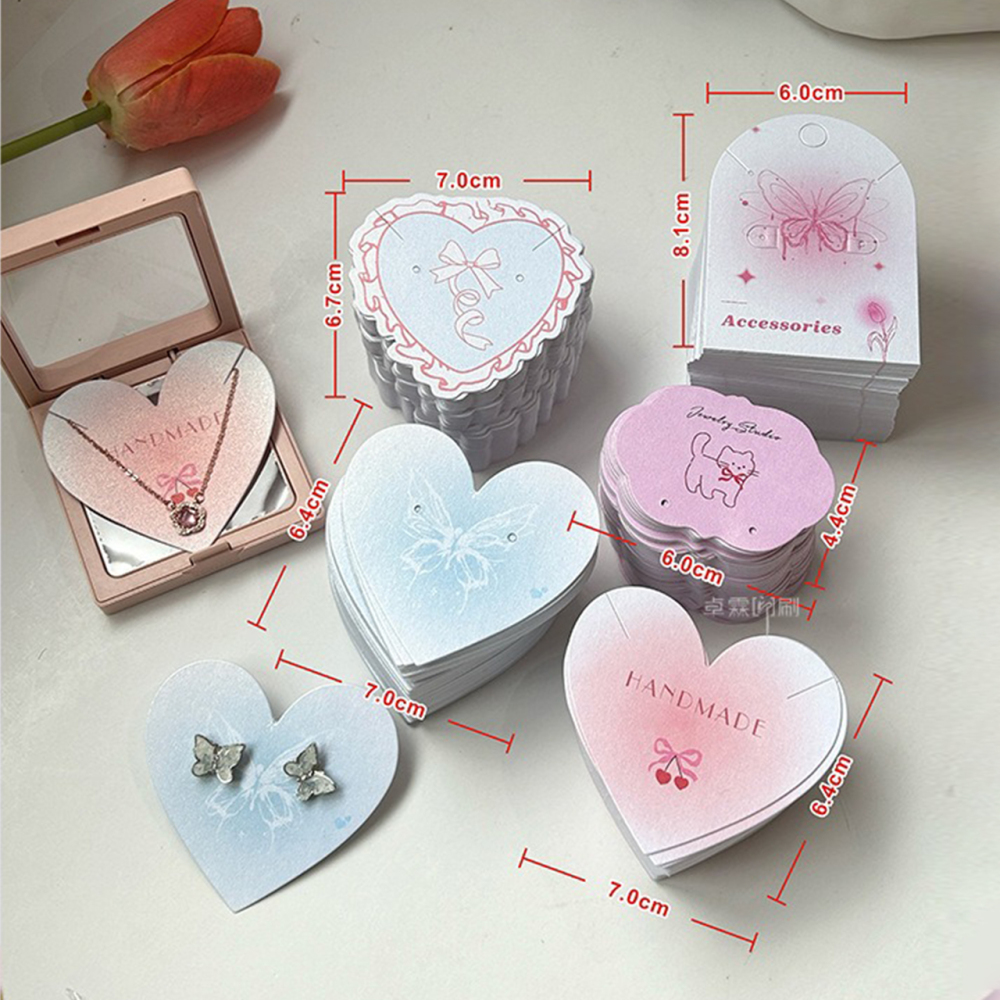 Cartes D'Emballage De Bijoux Avec Logo Personnalisé Disponible Image5
