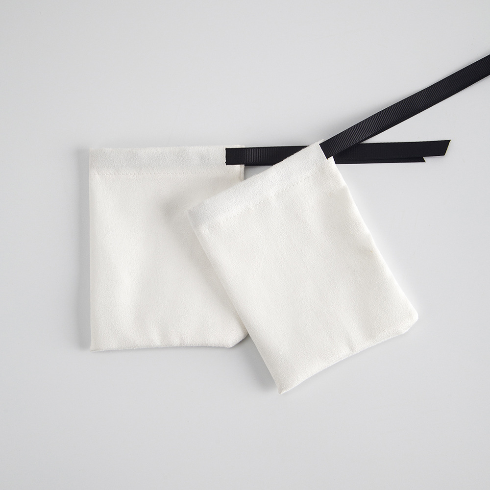 1 Pochette À Bijoux En Coton Uni h5Image3