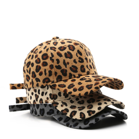 Casquette De Baseball À Imprimé Léopard 1 Pièce