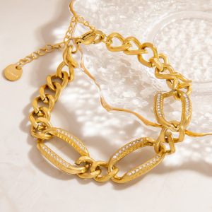 Bracelet En Acier Inoxydable Étanche Couleur Or, Forme Coquillage h5 Image5
