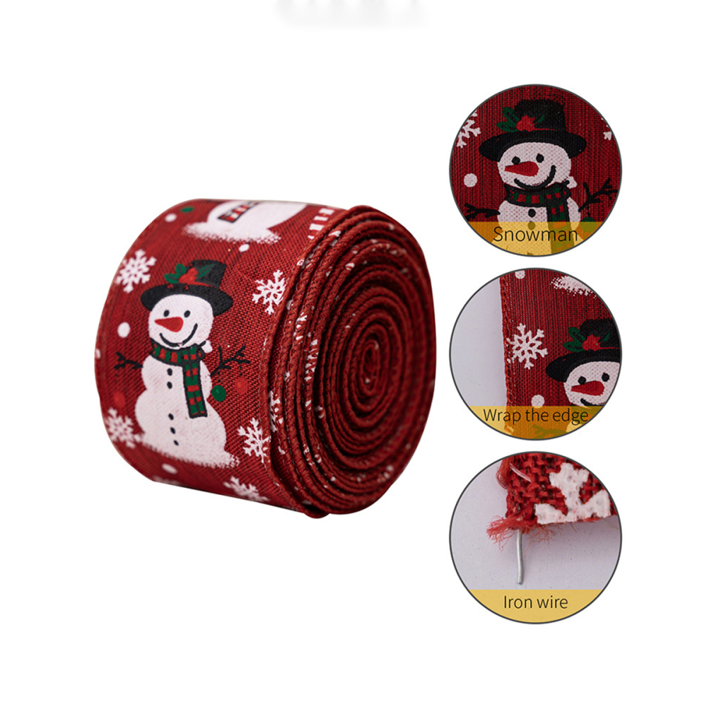 1 Rouleau De Ruban Décoratif De Noël Image5
