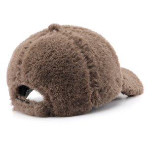 1 Casquette De Baseball Décontractée En Peluche De Couleur Unie h5 Image5