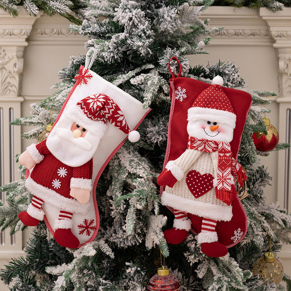 1 Jolie Chaussette Décorative De Noël Image2