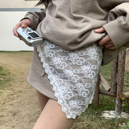 1 bandana romantique en dentelle à fleurs