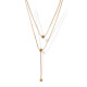 Collier double en or