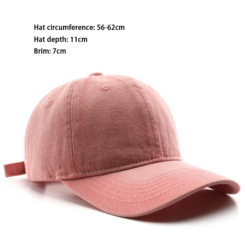 Casquette De Baseball Décontractée En Jean 1 Pièce 