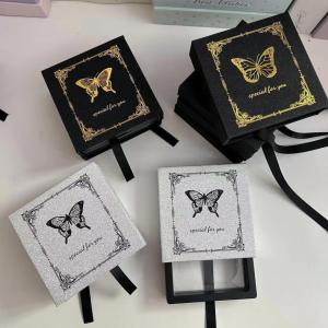 Boîte À Bijoux En Papier Papillon, Logos Personnalisés Disponibles h5 Image4